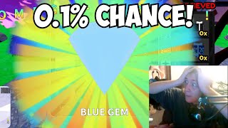 I Got the 0.1% Unit Blue Gem... (LUCKIEST MOMENT EVER!)