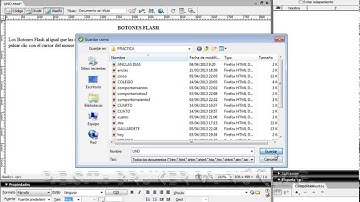 DREAMWEAVER BOTONES FLASH BMNG