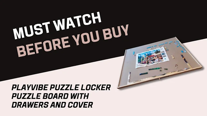 Ultimate Puzzle Setup: PlayVibe 1500-Piece Puzzle Board with Drawers & Cover! 🧩 #ad