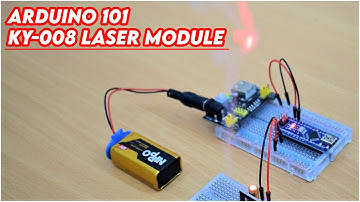 ARDUINO 101 | KY-008 LASER MODULE