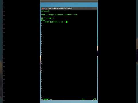 Linux Shell Script - How to Count Files in a Directory with Shell Script #020 #shorts