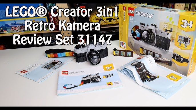 LEGO Creator Review: 31147 Retro Camera (3-in-1) (2024 Set) With