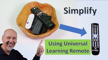 How to Use a Universal Learning Remote. and Simplify Your Remote Controls
