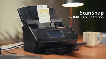 Meet the ScanSnap iX1600 Receipt Edition