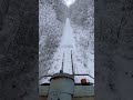 Тепловоз чистит снег на УЖД / Поезд гребёт снег узкоколейка горная #поезд #зима #snowplow #snow