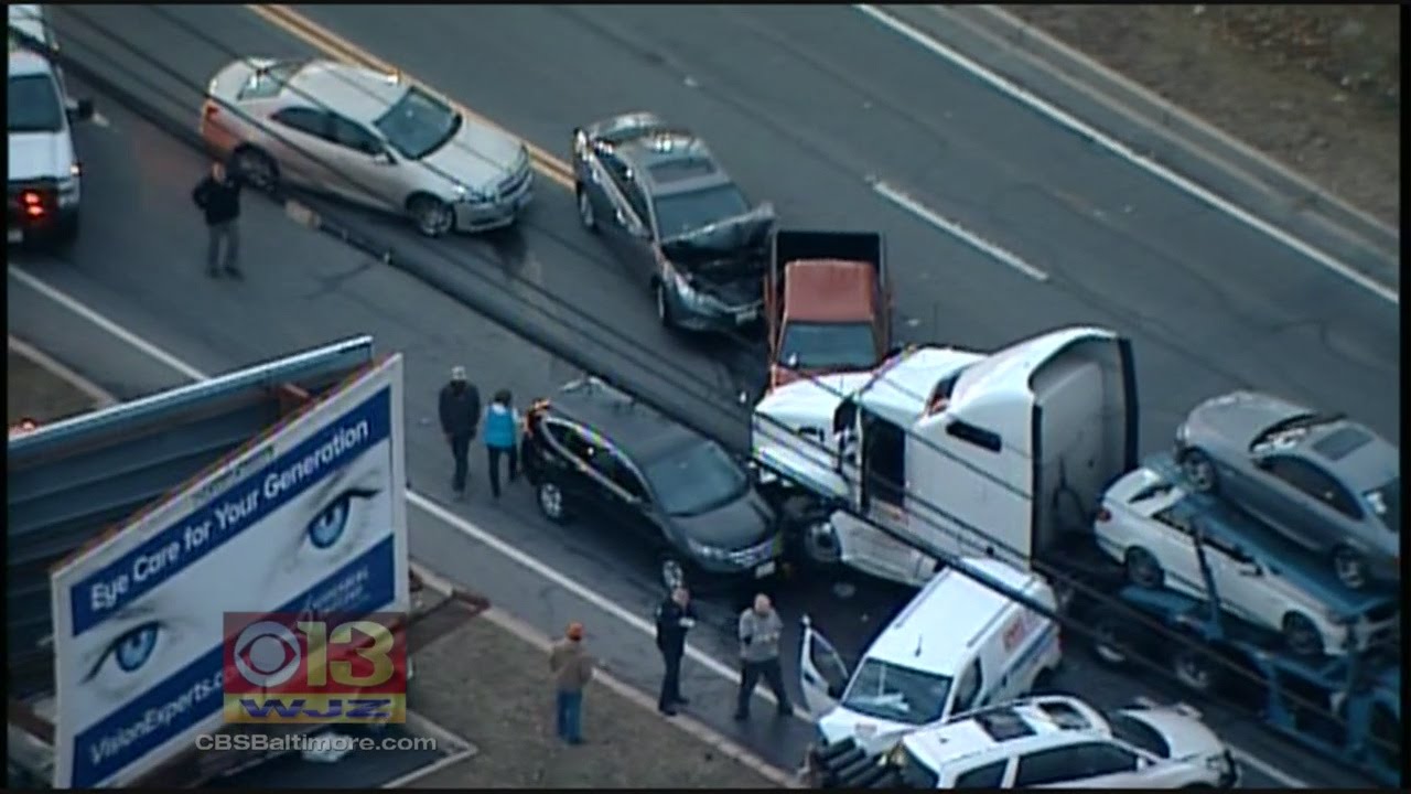 Several Injured In MultiCar Crash With TractorTrailer Car Carrier On