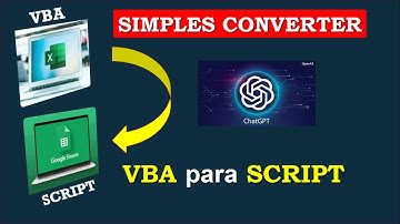 Como Converter Macro Excel VBA para Script do Google Planilhas | RÁPIDO E FÁCIL