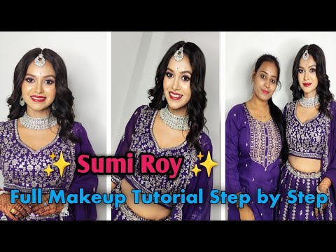 Sumir Makeup look Step by Step 💜 #yt #makeuptutorial #sumi