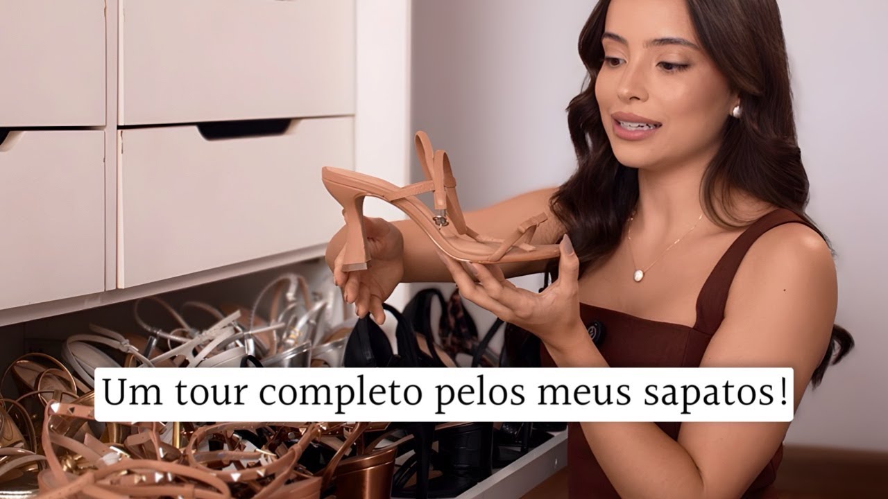Tour pelos meus sapatos: como eu faço a organização e classificação de tudo que eu tenho!