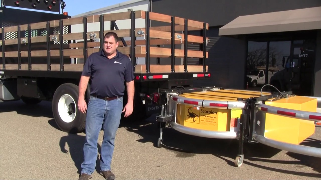 Scorpion TL3 Crash Attenuator Explained Enoven Truck Body YouTube