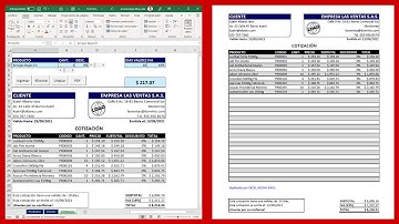 Cómo Hacer un FORMATO DE COTIZACIÓN Automatizado en Excel