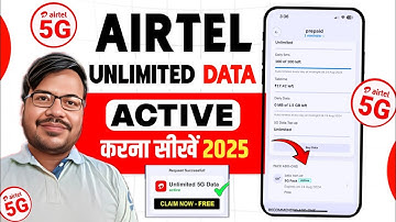 How to activate airtel 5g unlimited data | Airtel 5g shuru kaise kare | Airtel 5g setting kare 