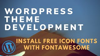 Install Free Icon Fonts with FontAwesome