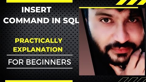 INSERT SQL QUERY/COMMAND IN MYSQL FOR DATA MANIPULATION CLASS 11 & IP CS CLASS 12 CBSE BOARD 2021