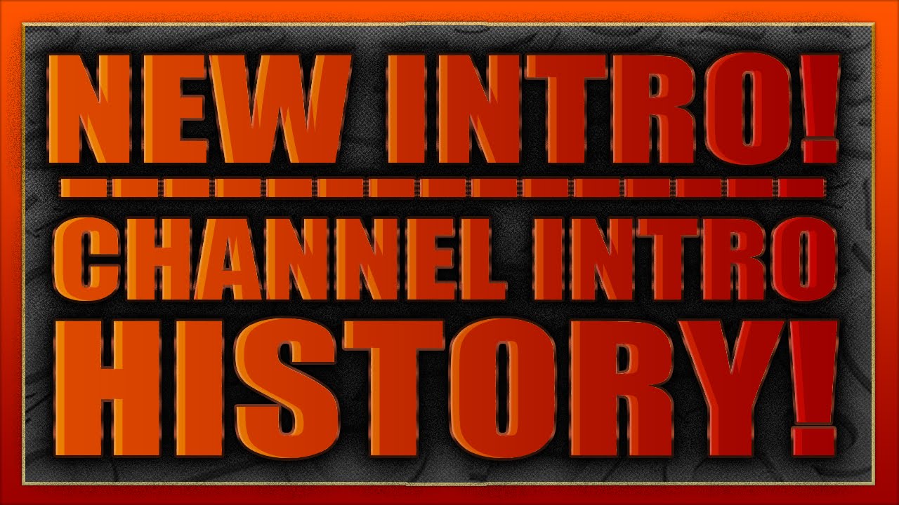 NEW CHANNEL INTRO! | YouTube Channel Intro history. [Cinema 4D] - YouTube