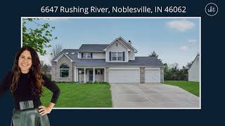 6647 Rushing River, Noblesville, IN 46062 3 bedroom home   loft close to Morse Lake and beach.
