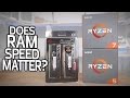 RYZEN TEST: Does RAM Speed Matter?