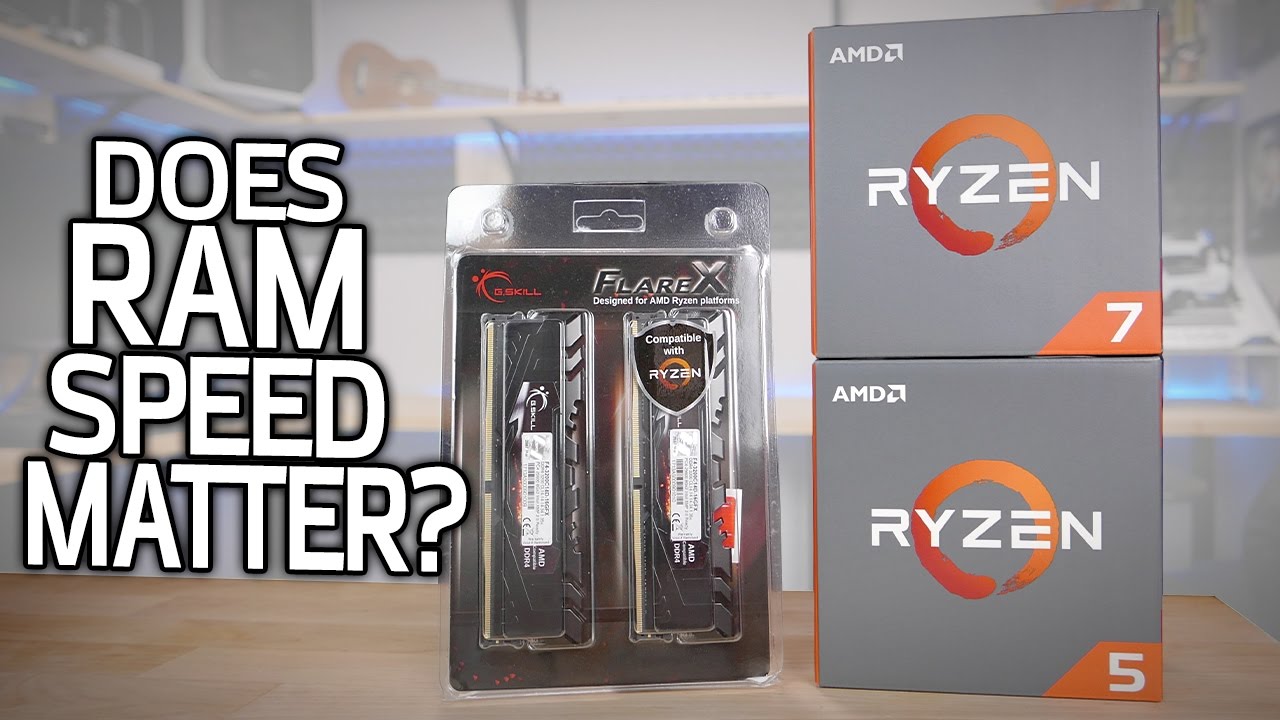 RYZEN TEST: Does RAM Speed Matter? YouTube