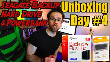 Unboxing Seagate Backup Plus Desktop Hub 8TB & Setup