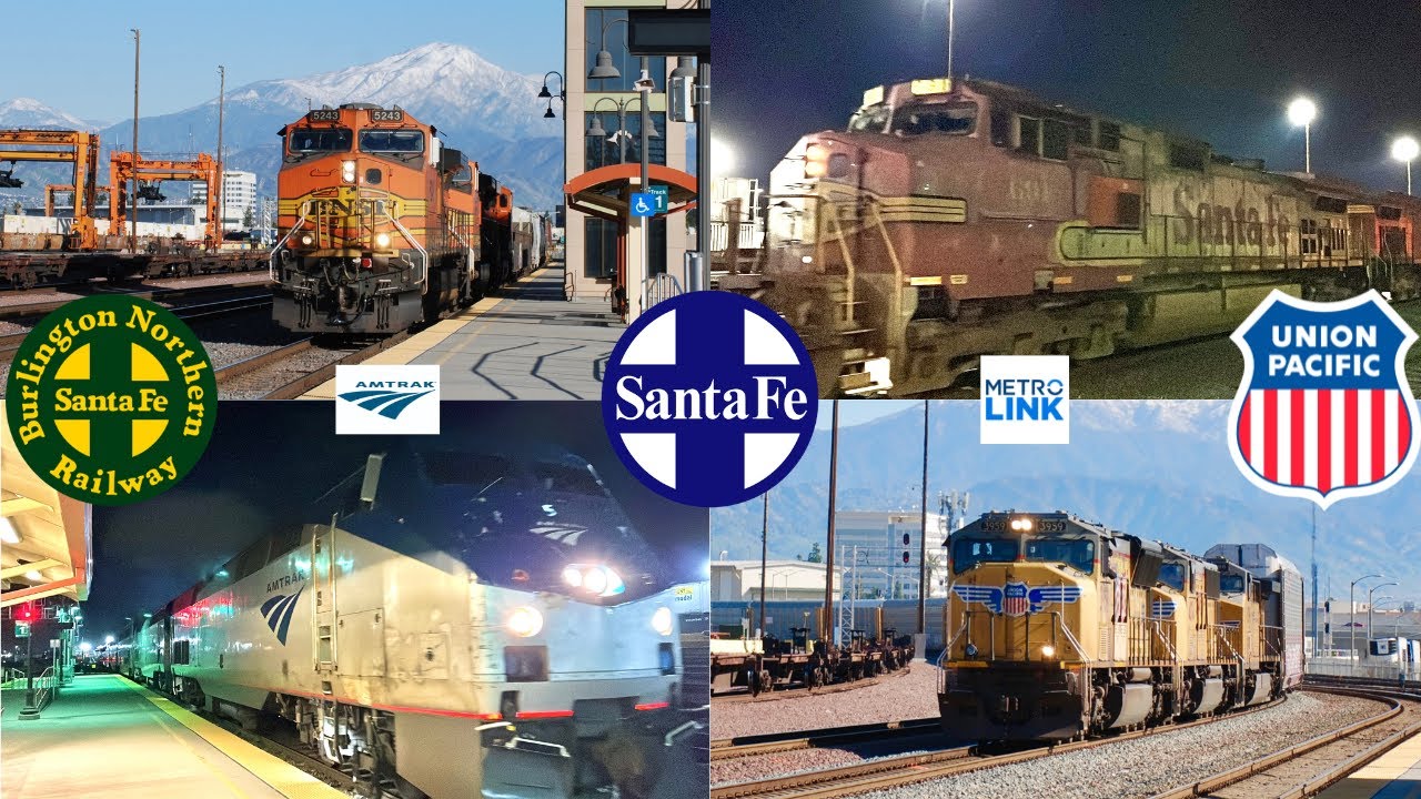 Railfanning San Bernardino FT Warbonnet Lead, H1 Lead, NS, Slot Train, and More! 1/22/2023