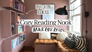 Empty Corner Turned Cozy Reading Nook Makeover!