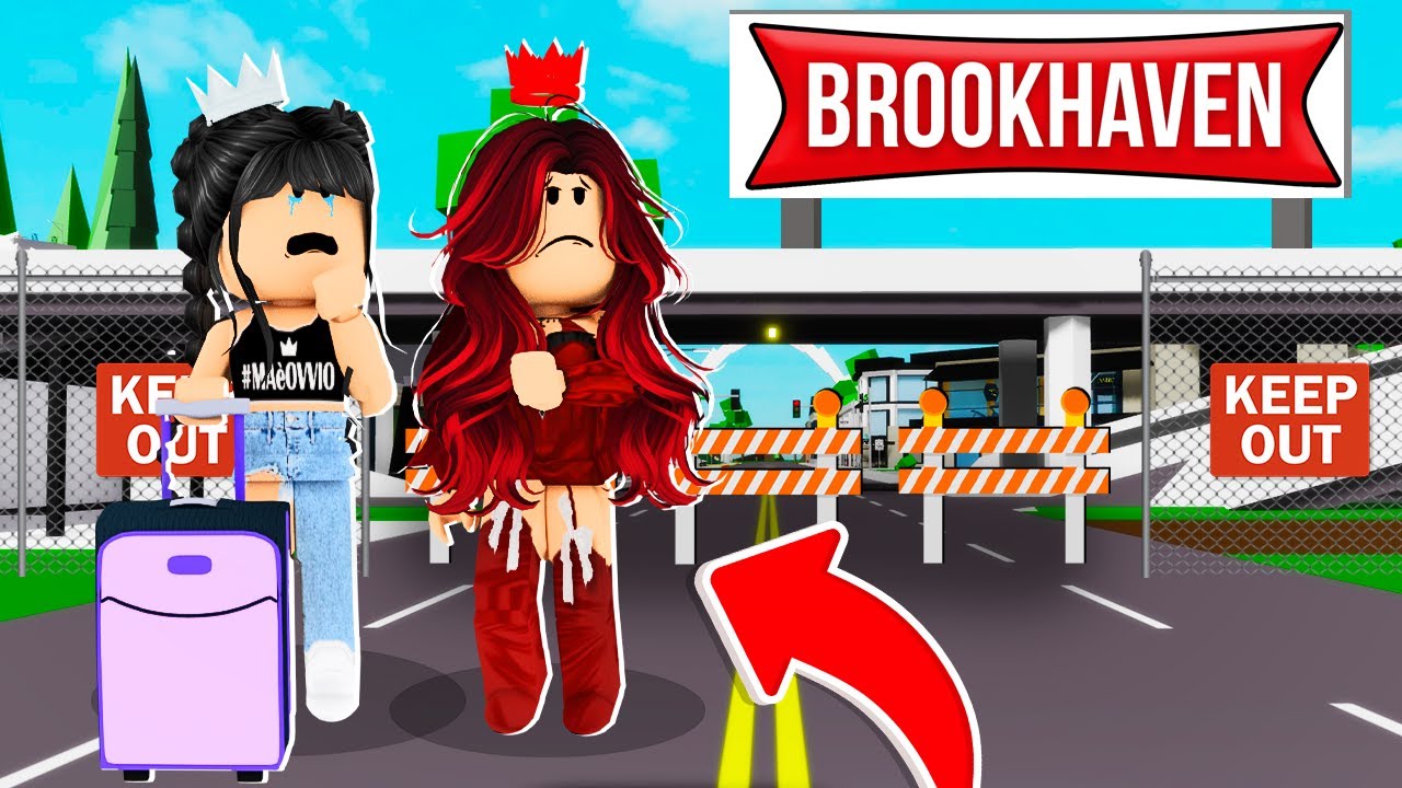 IO E LA MIA MIGLIORE AMICA SIAMO STATE CACCIATE DA BROOKHAVEN ROBLOX ...