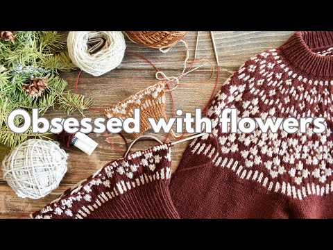 I can't stop knitting flowers - YouTube