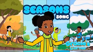 seasons song learning seasons with gracies corner nursery rhymes kids songs