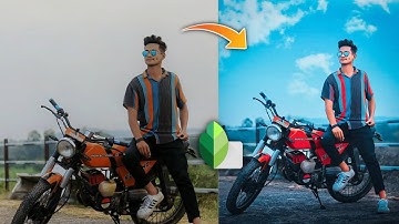Snapseed Sky Background Change Photo Editing | Snapseed Photo Editing 2021 in Telugu