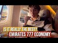 Emirates excellent b777300er economy class from melbourne to dubai via singapore