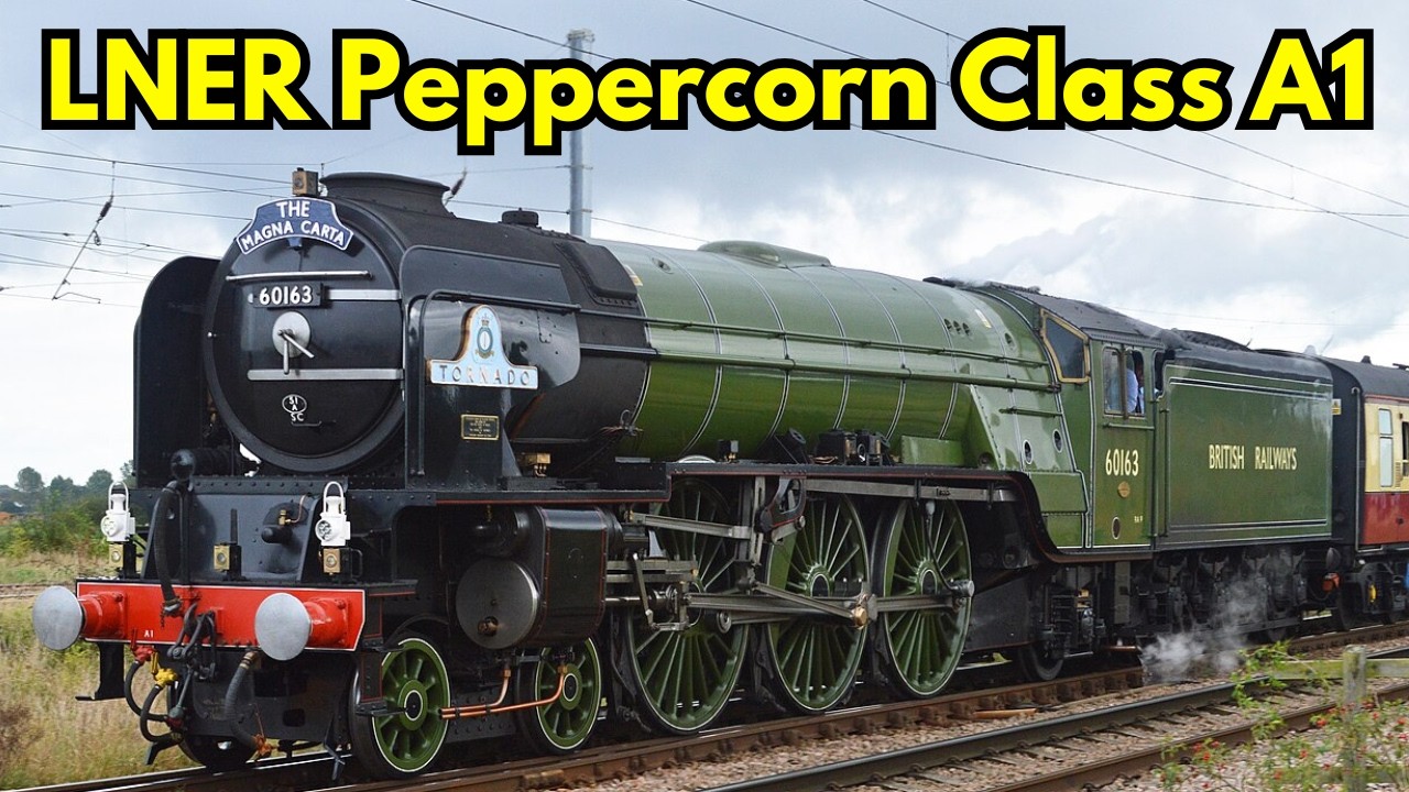Has Steam Made a Comeback with the Modern LNER Peppercorn Class A1 60163 Tornado? #tornado #fyp