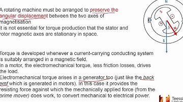 Production of Torque I