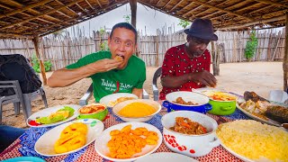 Unseen African Food - 2 DAY AFRICAN CATFISH!! Seafood + Attiéké in Côte d’Ivoire!! 🇨🇮 screenshot 5