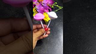 Lollipop making with clay | 🍭🫰💜Super Clay Art | #diy #shorts #superclay #trending #craft2 #lollipop