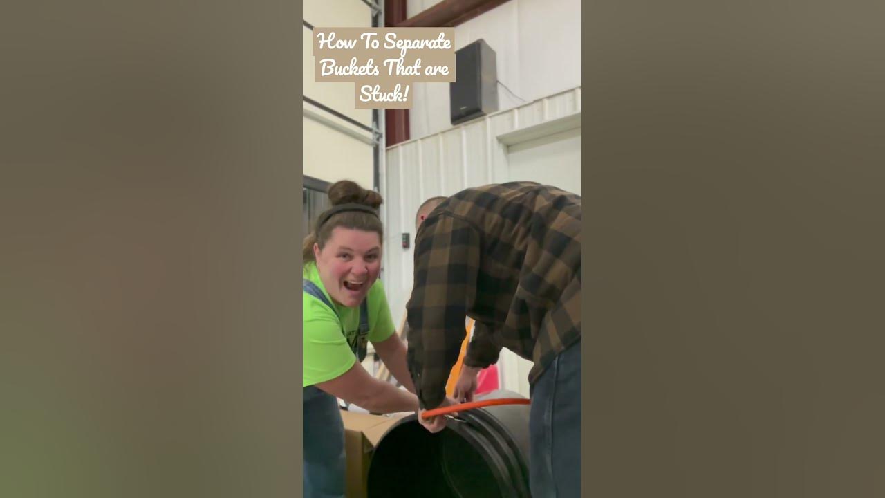 How to Separate STUCK BUCKETS! WAIT FOR IT… shorts ParagonRidgeRanch 