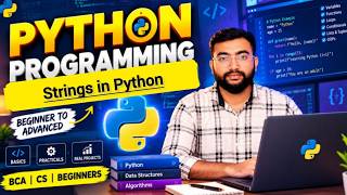 Full **Python Strings | String Slicing, Functions, Concatenation & Immutability | BCA 3rd Semester** Guide