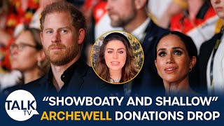 "A Reflection Of Their Popularity" Harry & Meghan Try To Save Face After Archewell Donations Plummet