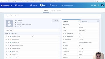 Mixpanel Explore: Viewing the Timeline of a User
