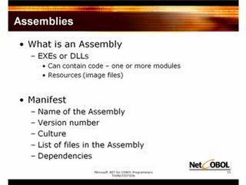 .NET for COBOL Programmers: Lesson 3-2
