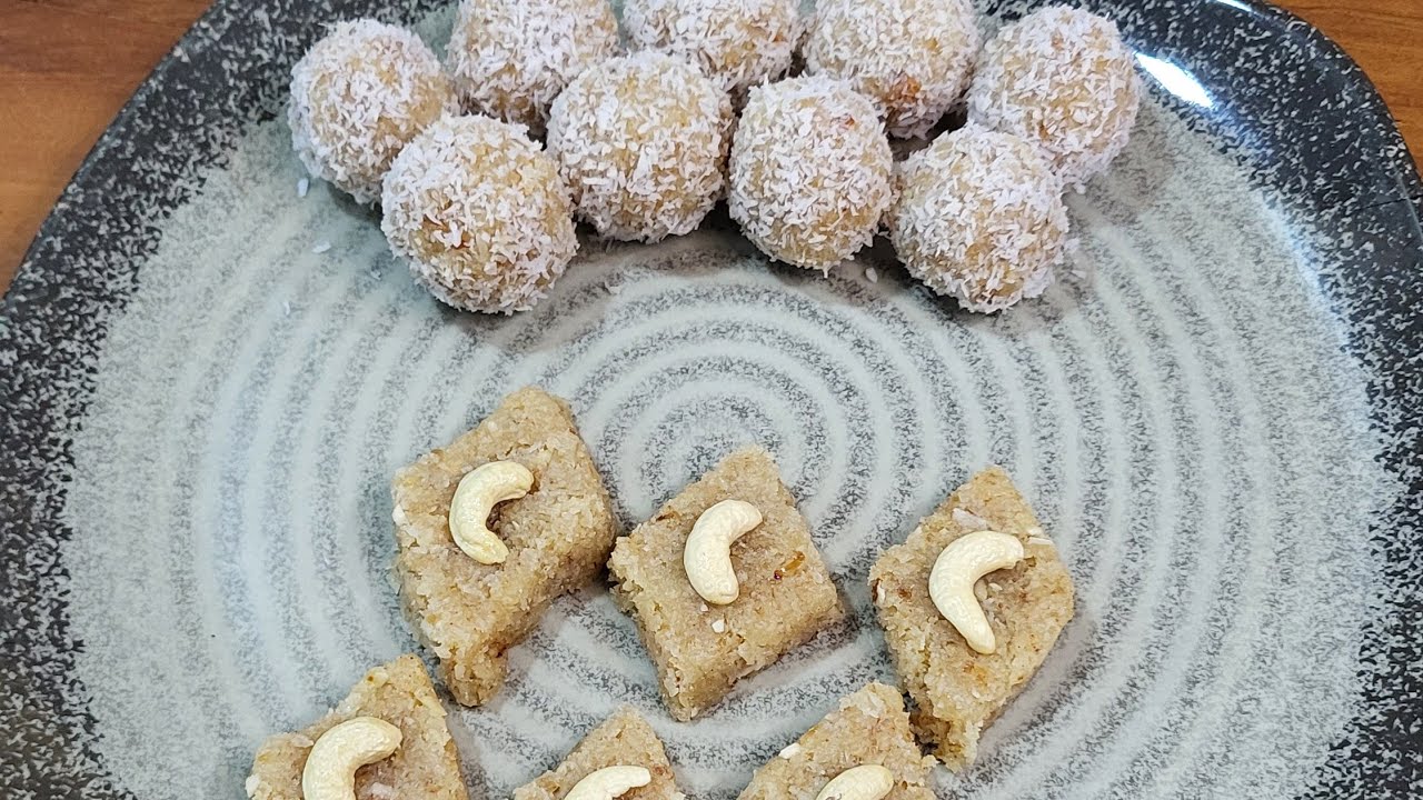 Nariyal Laddu, Coconut Barfi, Coconut Ladoo recipe, Nariyal ki Mithai, Kopra Pak