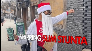 HOMELESS HOOD SANTA Gold Digger Prank Social Experiment HILARIOUS