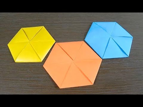 Шестиугольник оригами схема