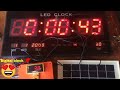 Solar digital clock