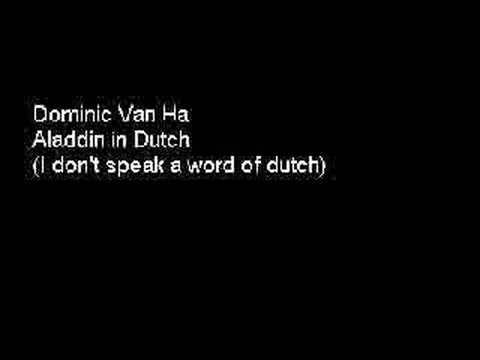 Dominic Van Ha - Aladdin (in dutch)