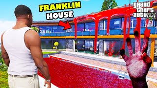 Franklin Trapped Inside His Evil Haunted House In GTA 5 | SHINCHAN and CHOP screenshot 1