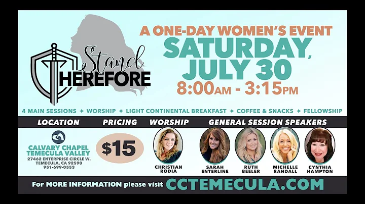 Stand Therefore Women's Conference Session 4 Shari...