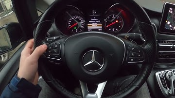 How to Enable or Disable Traffic Sign Assistant in Mercedes V Class W447 ( 2014 - until now )