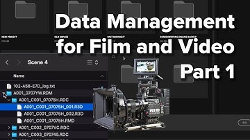 DATA MANAGEMENT for Film and Video Part 1: Intro and Transferring Media