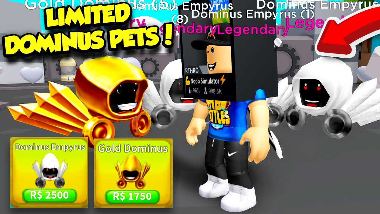 I Unlocked The Rarest Limited Dominus Pets In Emoji Simulator And
