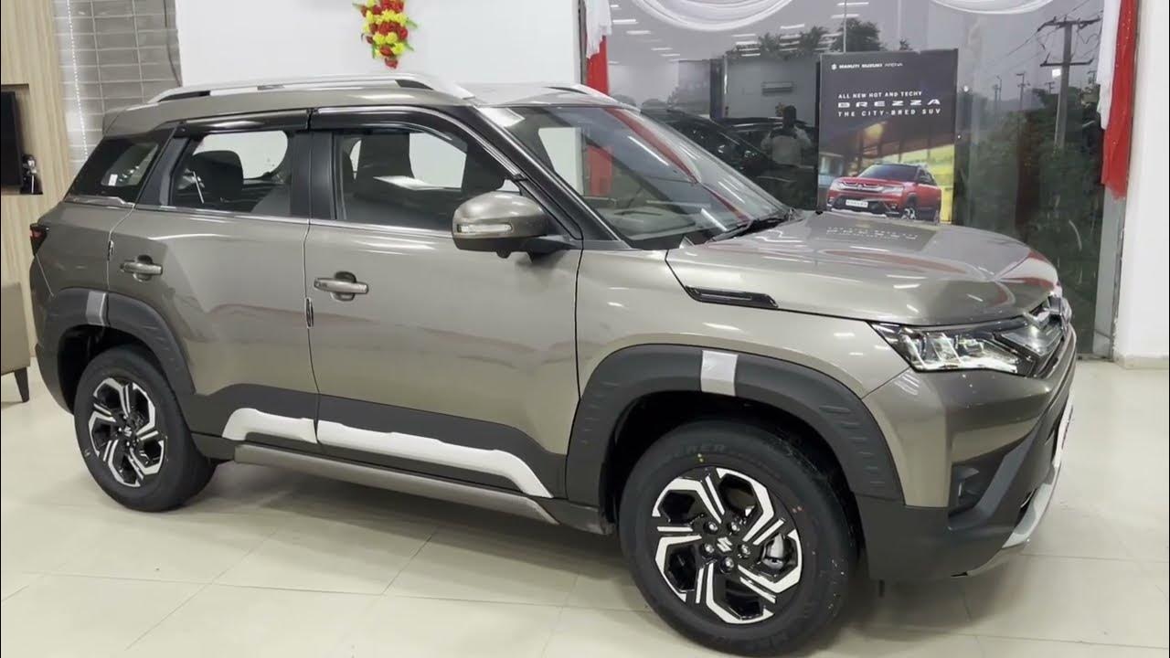 New Brezza zxi plus magma grey full fitting accessories chrome under